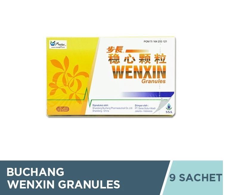 Wenxin Keli (Granule) with no Sucrose – by Buchang – 1 box 9 sachet x5gr