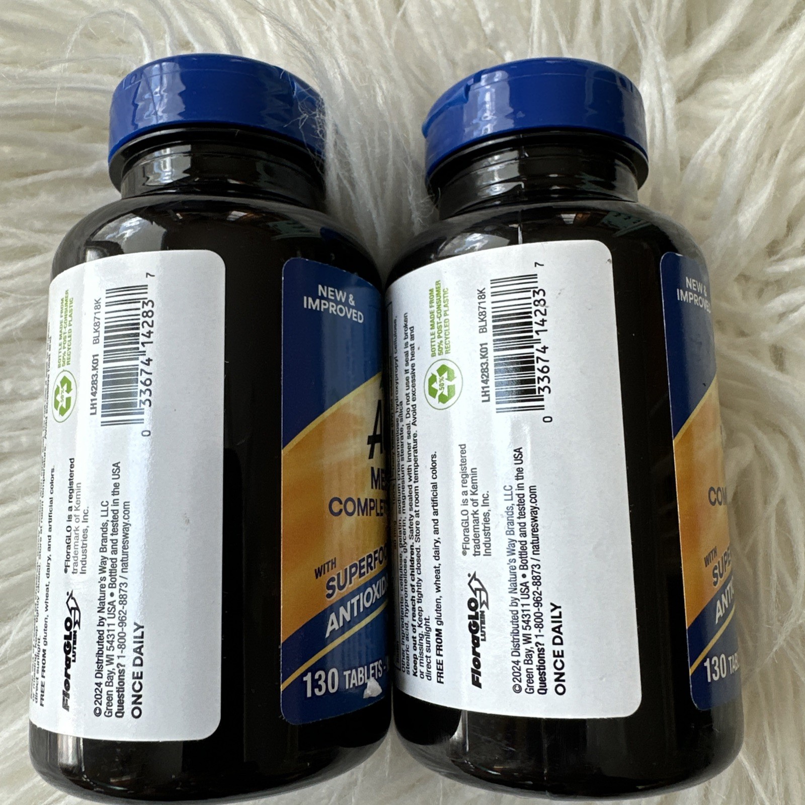 2pk Nature’s Way Alive! Men’s 50+ Complete Multivitamin Tablets 130 ct EXP 09/26