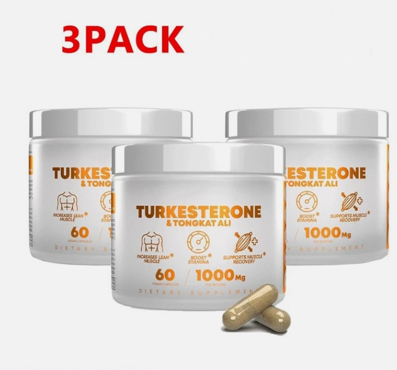 Capsules) Turkesterone 3PCS & Recovery Supplement Lean Muscle Growth 1000mg(60