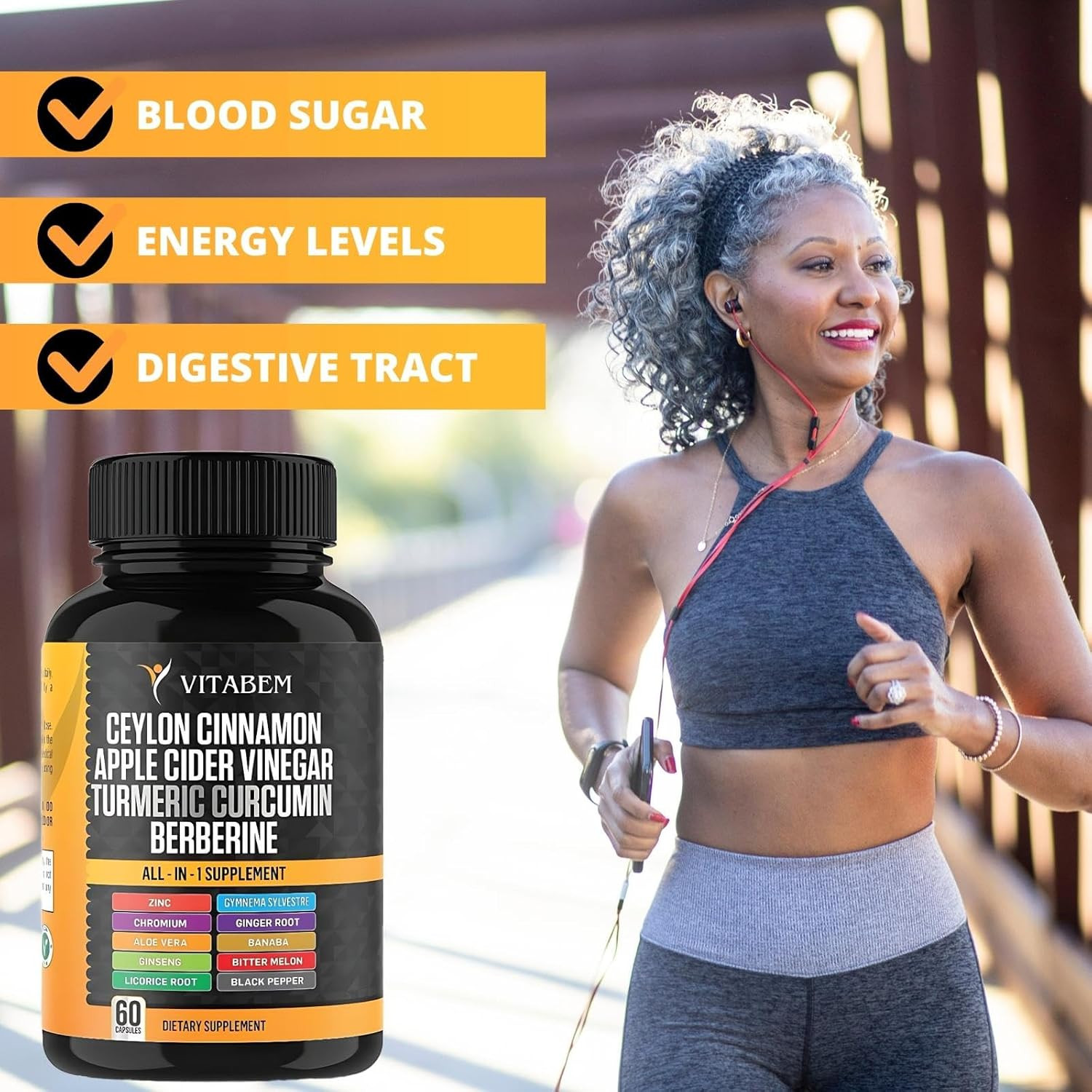 Ceylon Cinnamon Capsules 3000Mg Turmeric 3000Mg Apple Cider Vinegar 3000 Mg Gins