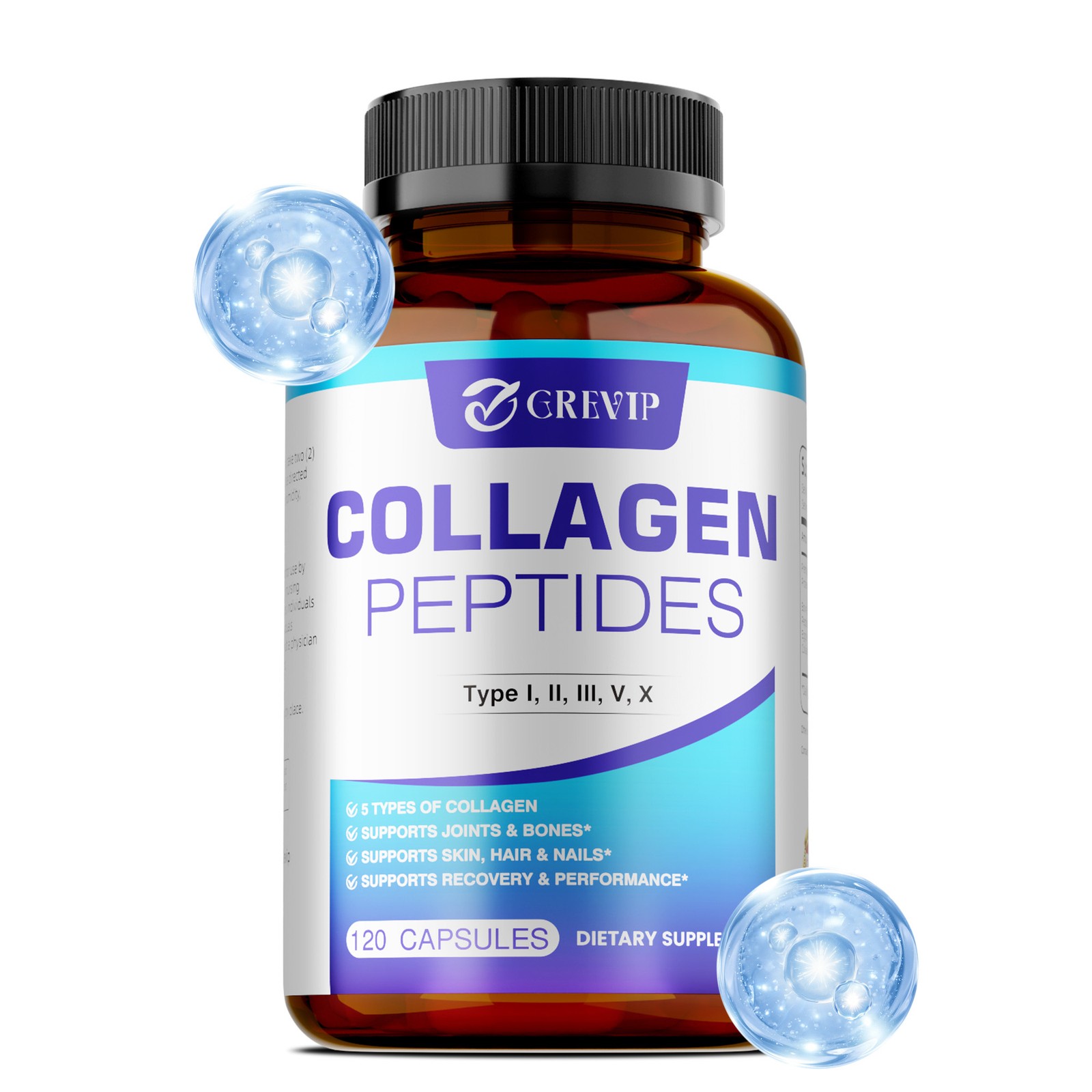 Collagen Peptides 120pcs-Promotes Collagen Production,Improves Skin,Joint Health