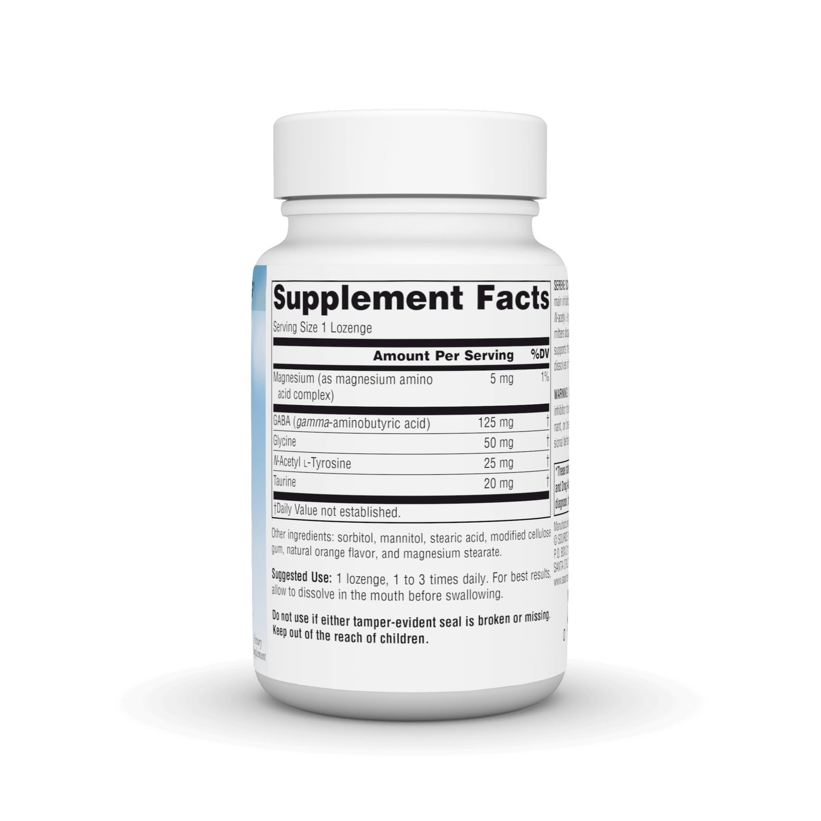 Source Naturals GABA Calm 60 Count Orange Lozenges