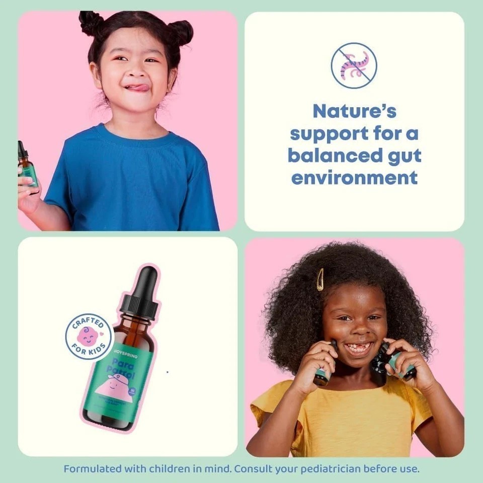 JoySpring Kids’ Liquid Cleanse – Natural Digestive Health Support – 1 oz NEW