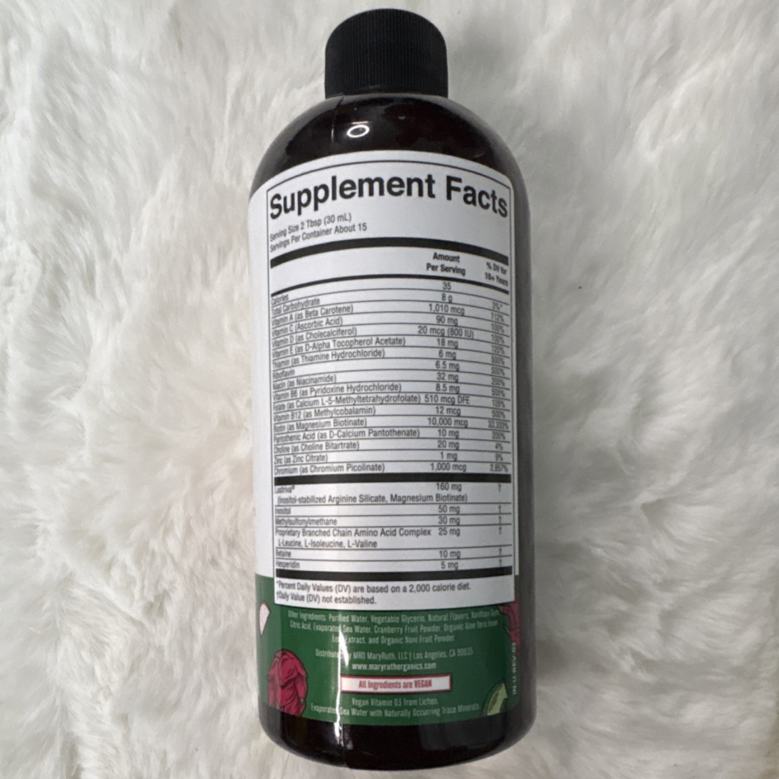 MaryRuth’s Liquid Multivitamin Hair Growth Dragon Fruit Melon 15.22 fl oz