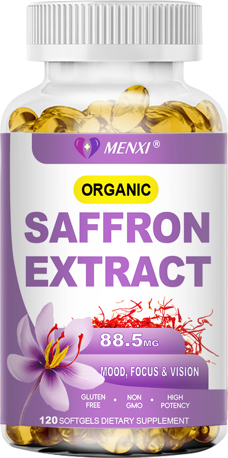 Saffron Extract 120 Capsules – 88.5mg Stress Relief & Mood Support Antioxidant