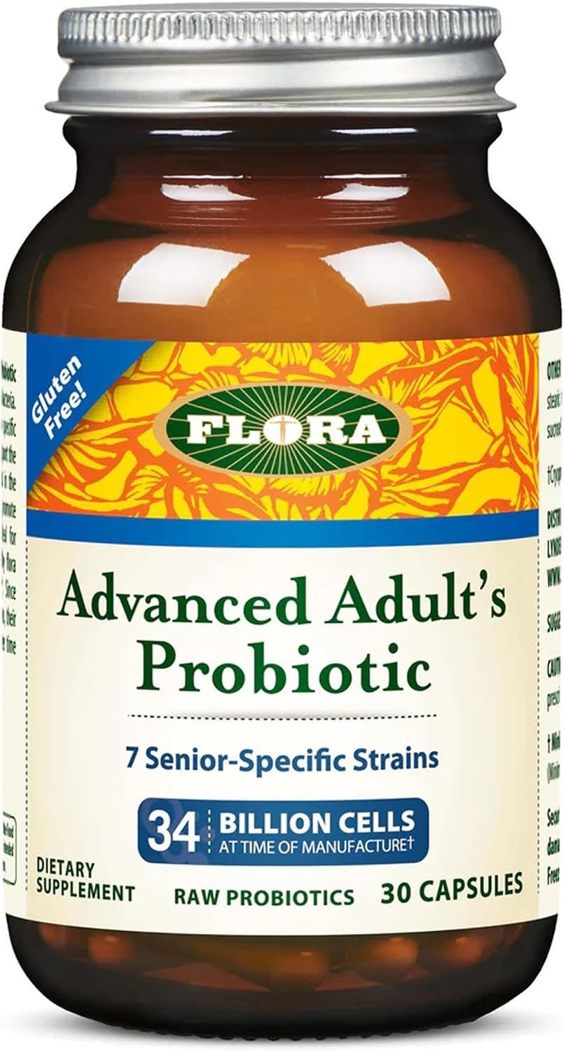Flora Advanced Adult’s Probiotic 7 Senior Specific-Stains 30 Capsules