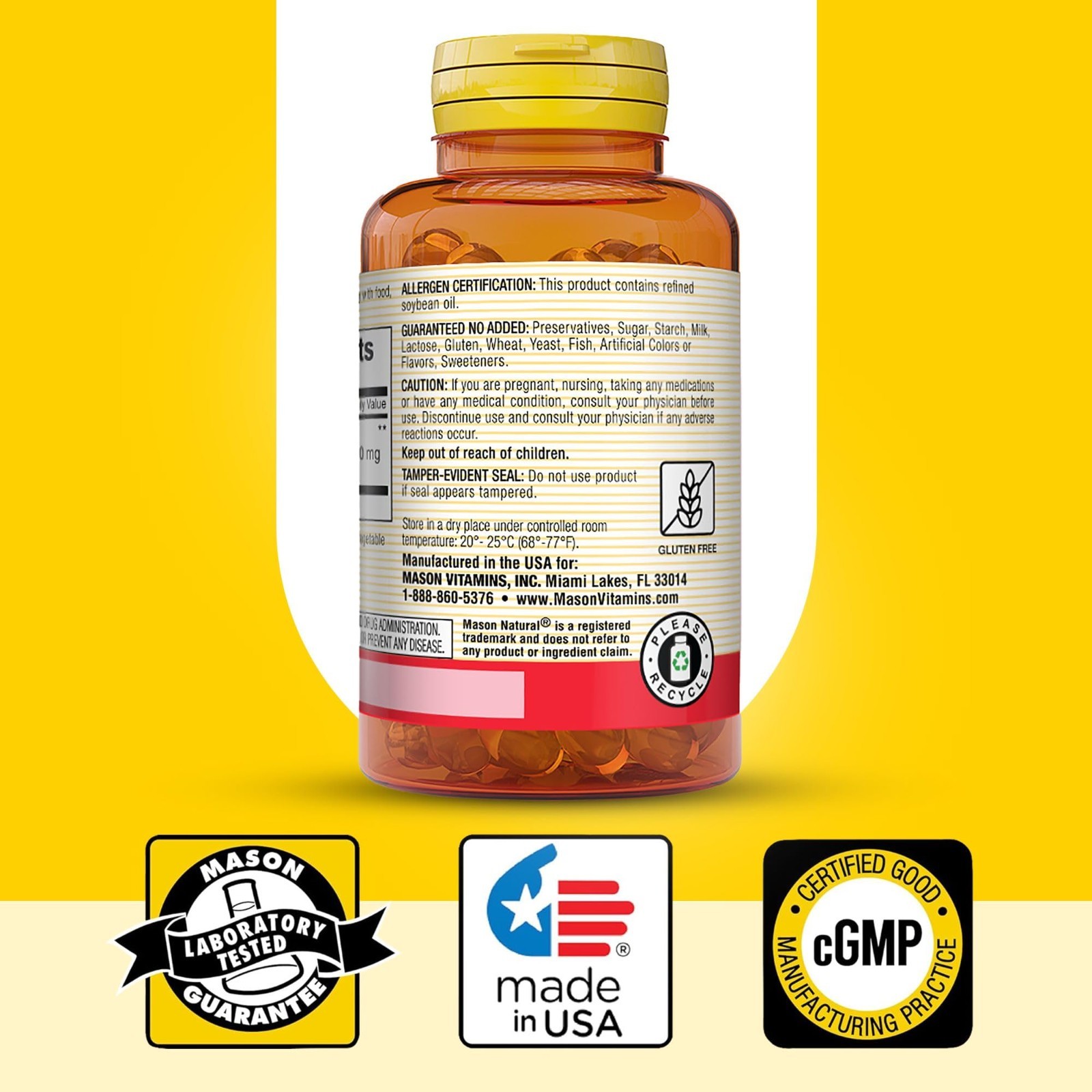 Garlic Oil Softgels 300 Count – Supports Circulatory Health, 3 Pack Supply