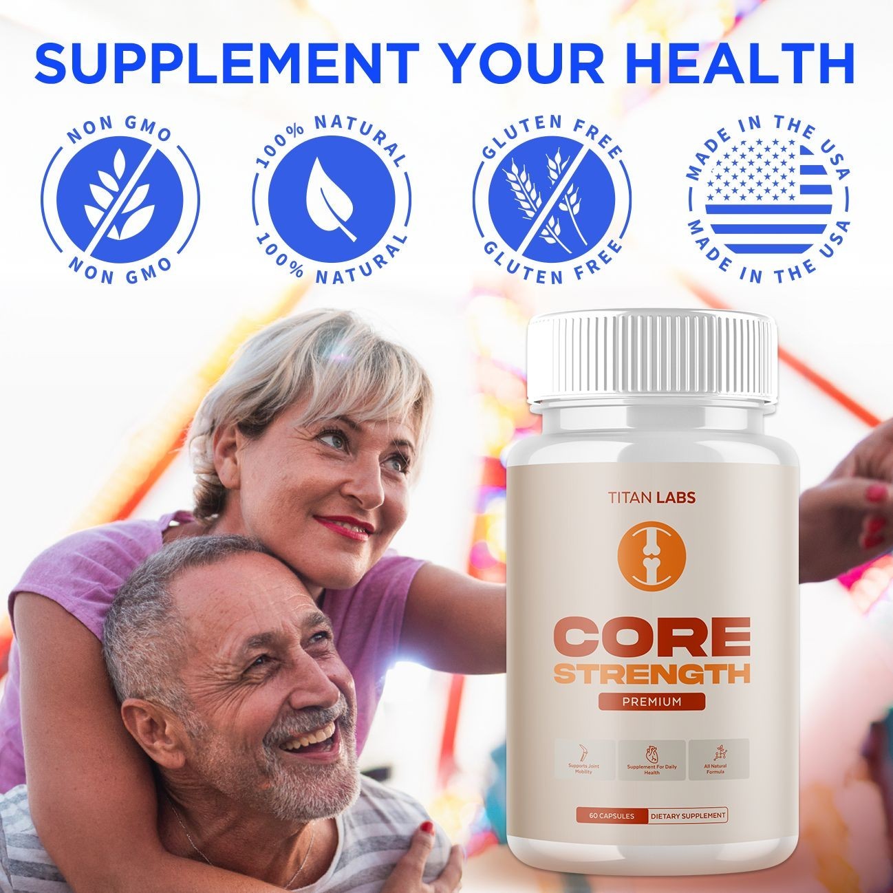 (5 Pack) Core Strength Joint Support Advanced Formula CoreStrength 300 Capsules