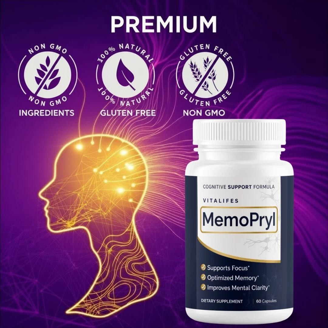 (5 Pack) MemoPryl Nootropic All Natural Brain Supplement Memo Pryl 300 Capsules