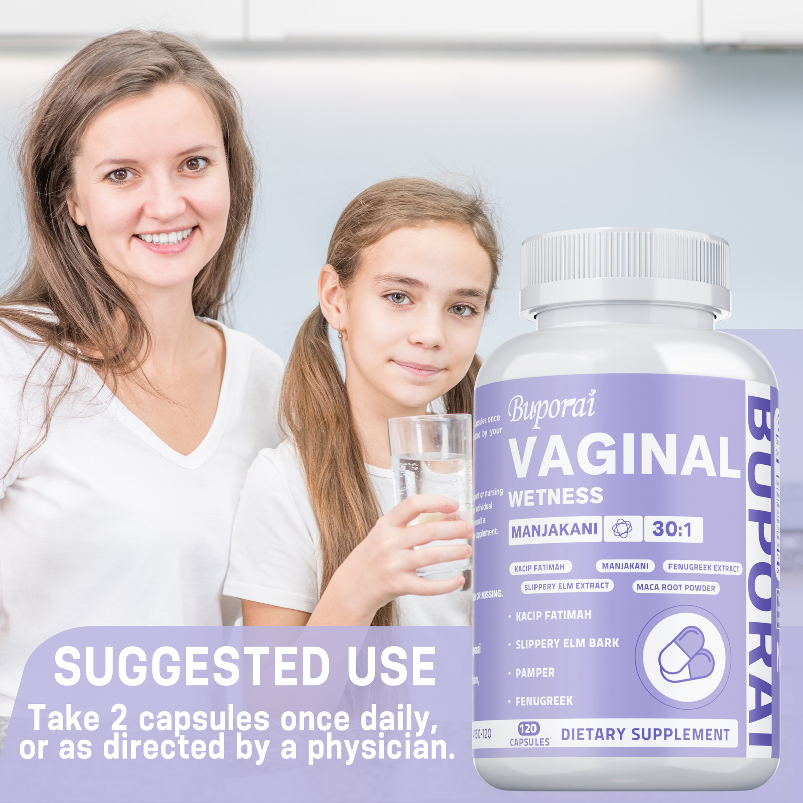 Vaginal Wetness – Kacip Fatimah, Fenugreek – to Support Healthy Vaginal Moisture