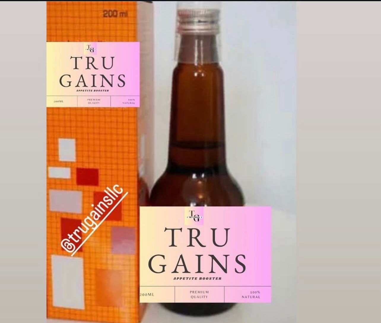 TRU GAINS Appetite Booster SYRUP 200ml ((1 bottle))