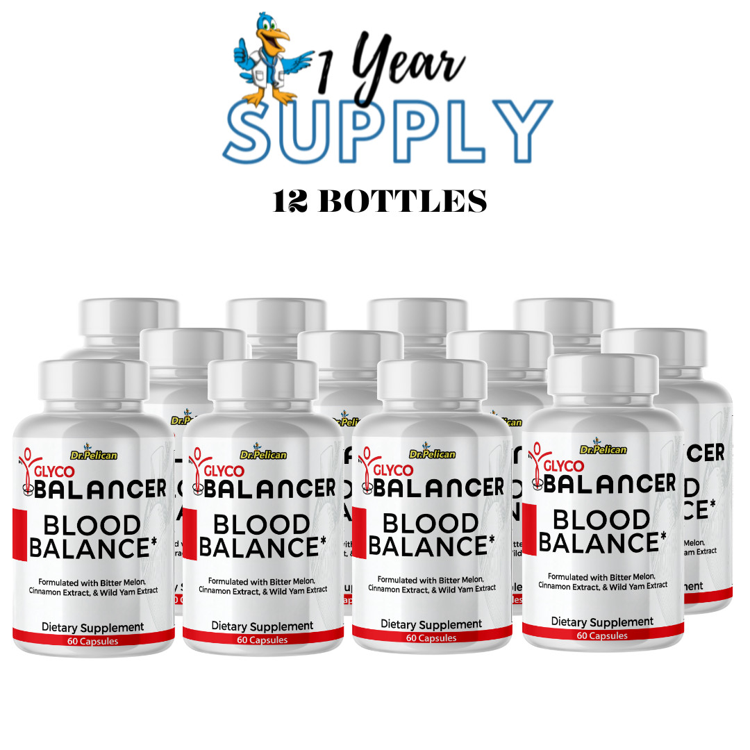 Glyco Balancer- Blood Support- 12 Bottles- 720 Capsules