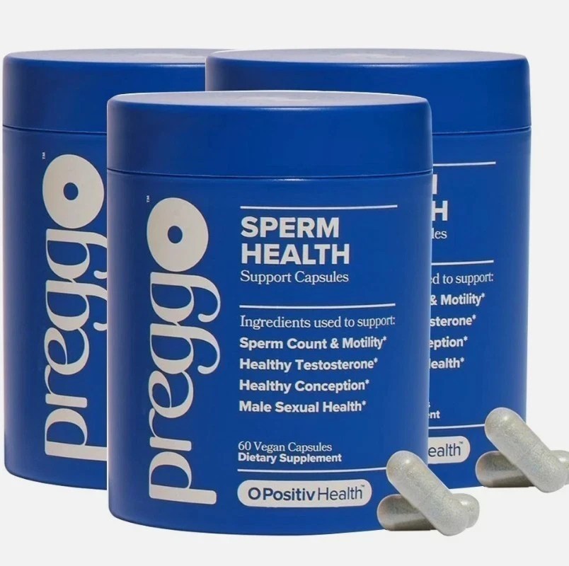 3PCS Preggo Sperm Health Capsules for Men – OBGYN-Formulated for Improved Sperm