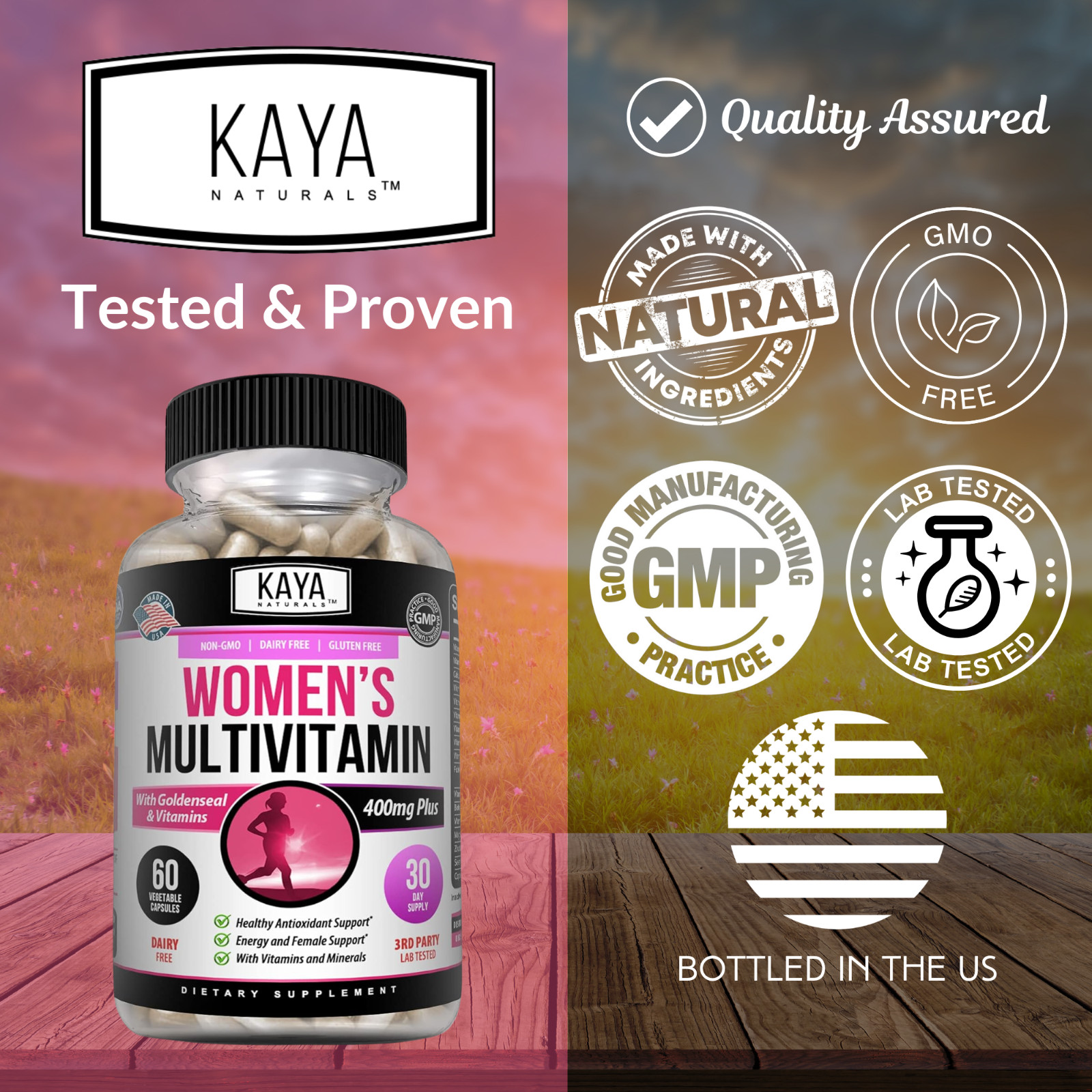 Womens Multivitamin & Multi-Mineral, Increase energy metabolism and vibrance