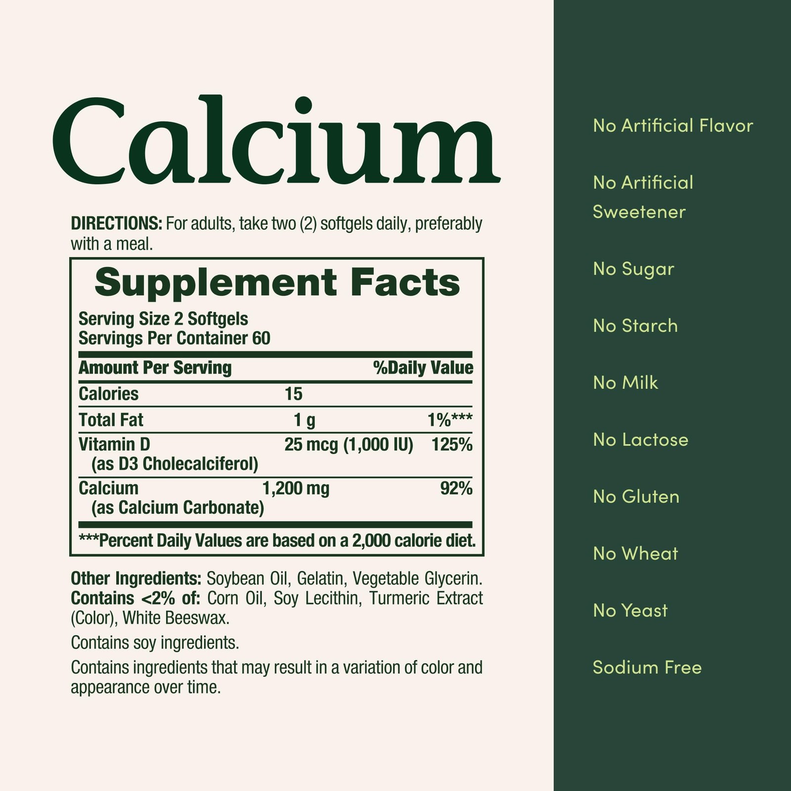 Carbonato De Calcio Y Vitamina D, Respaldan La Salud Inmunologica Y La Salud…