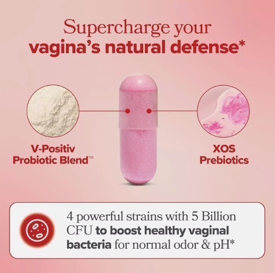 1-3PACK URO O Positiv Vaginal Probiotics for Women pH Balance w/ Prebiotic 60pcs