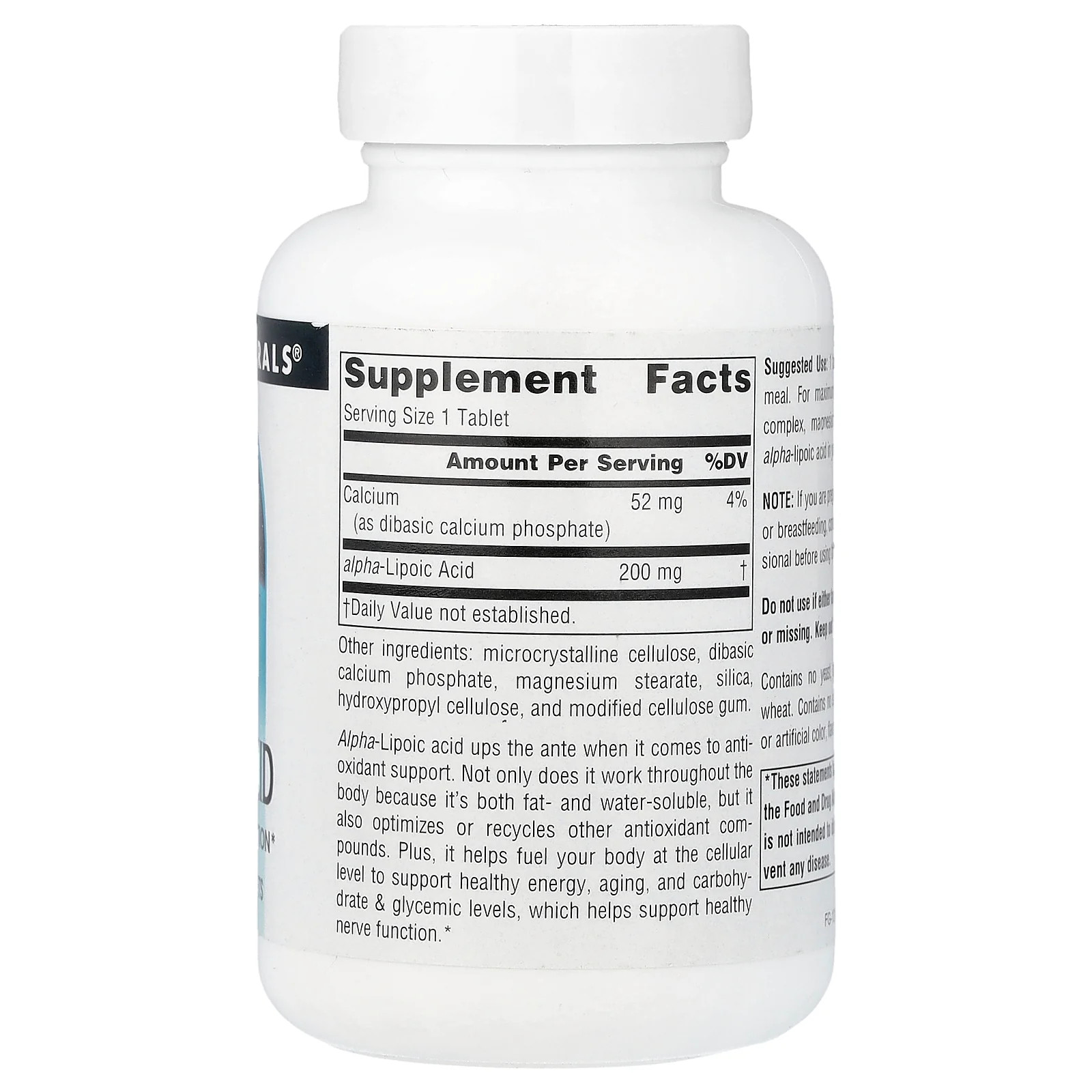 2 X Source Naturals, Alpha Lipoic Acid, 200 mg, 120 Tablets