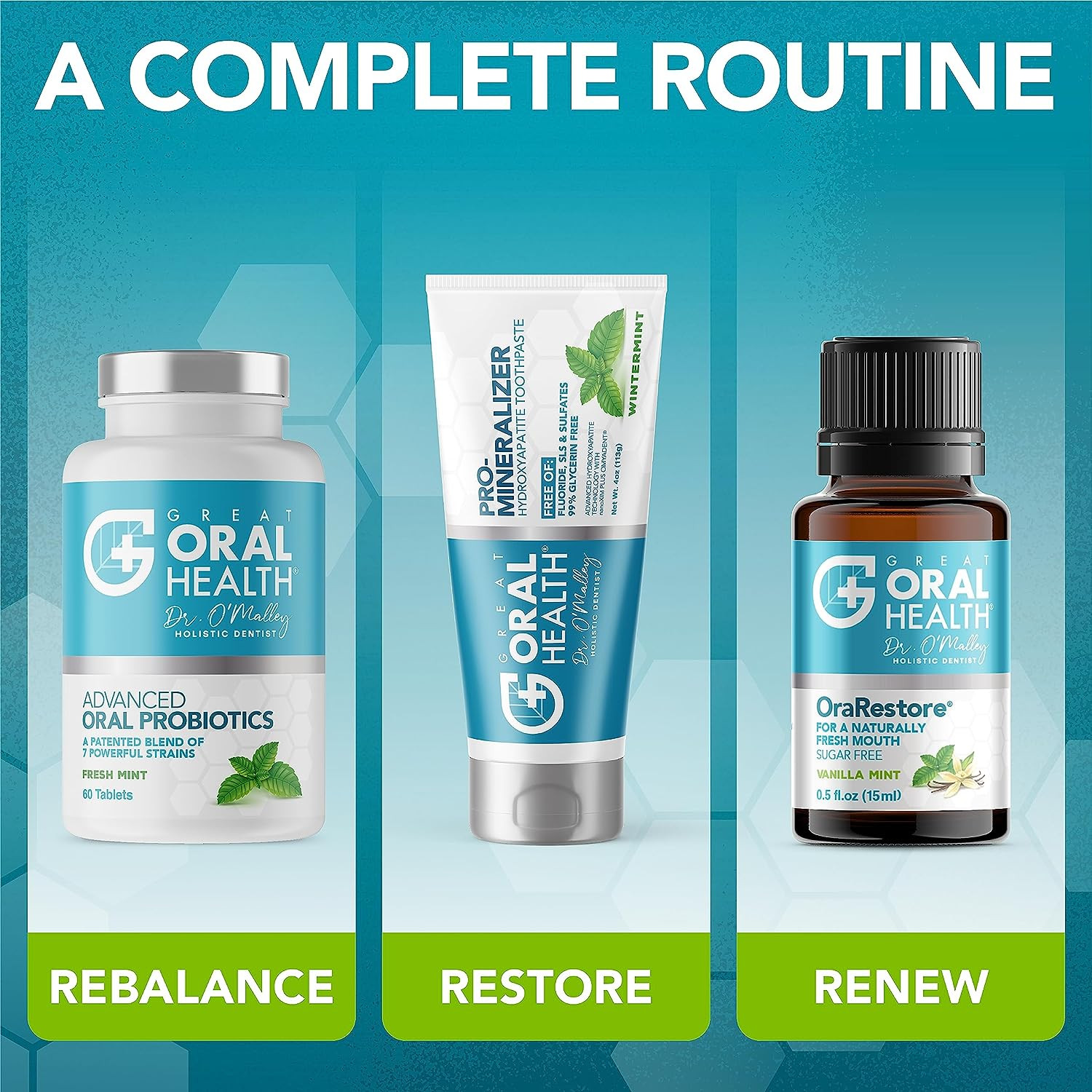 Oral Probiotics for Mouth Bad Breath Treatment for Adults; Dentist Formulated D