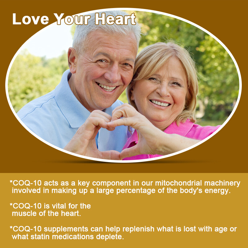 Coenzyme Q-10 CoQ10 120 Capsules 200mg Heart Health Energy Support 1/2/4 Bottles