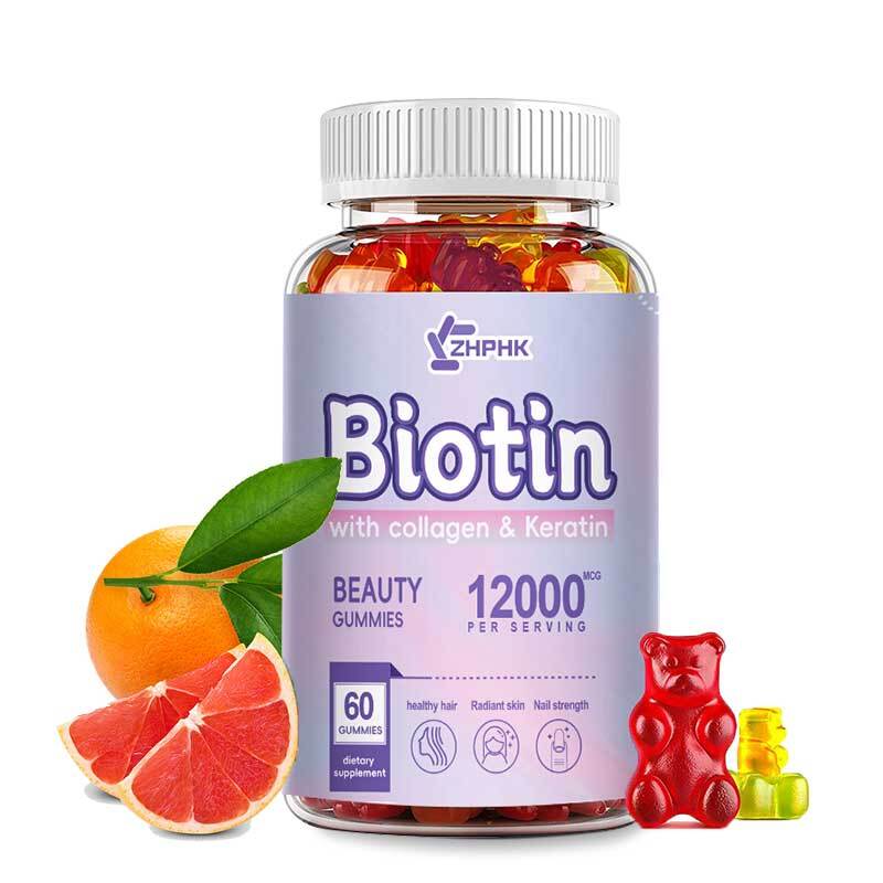 WEEM Hair Skin and Nails Gummies – Supports Healthy Hair – Vegan biotin Vitamins