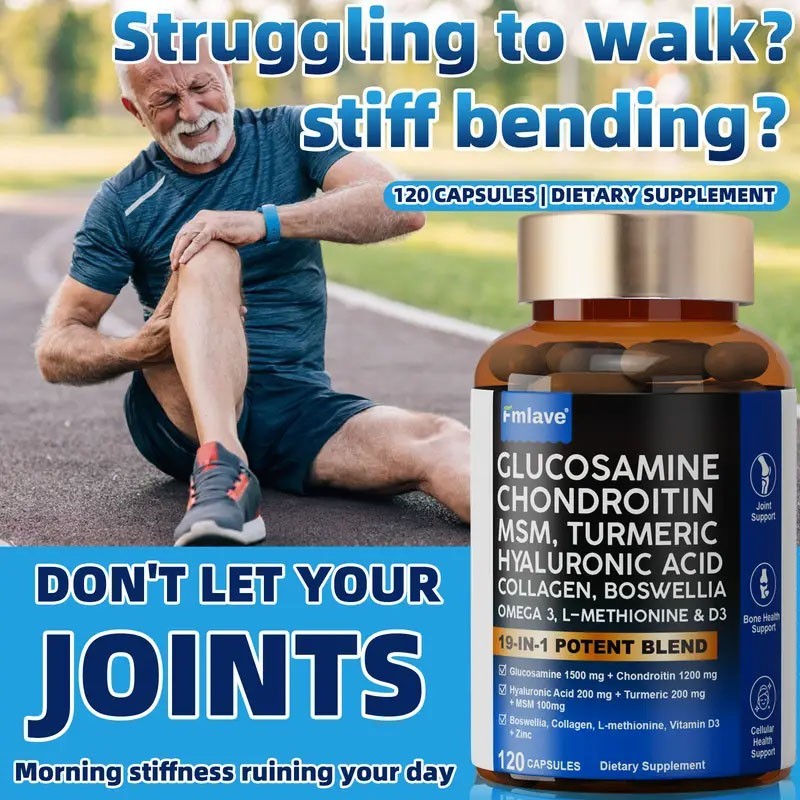 Glucosamine Chondroitin Turmeric MSM Triple Strength Joint Support 2800mg 120pcs