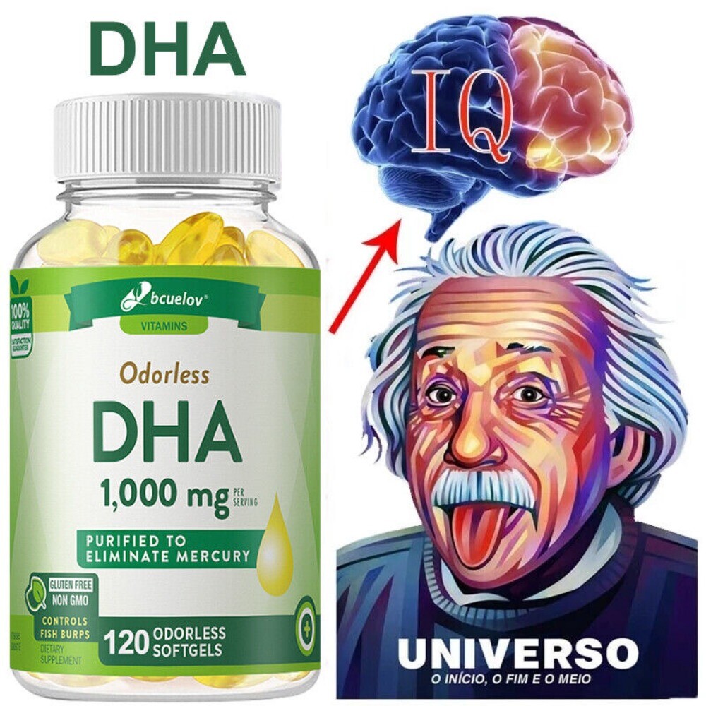 DHA -1000mg – 30/60/120 Capsules – Improve Memory,Concentration