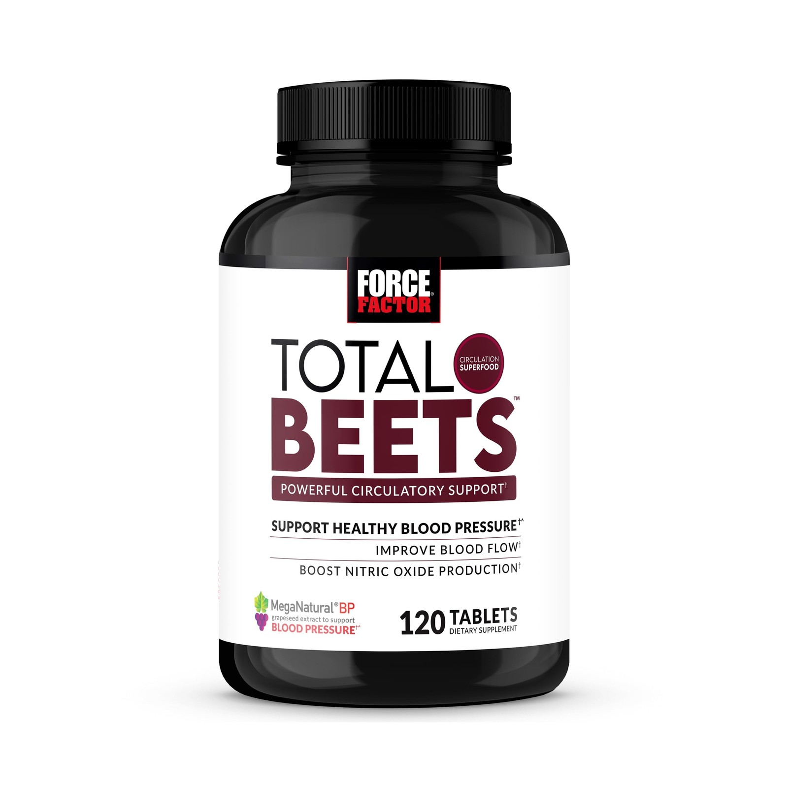 Force Factor Total Beets Blood Pressure Support with Grape Seed Ext… Fast Ship