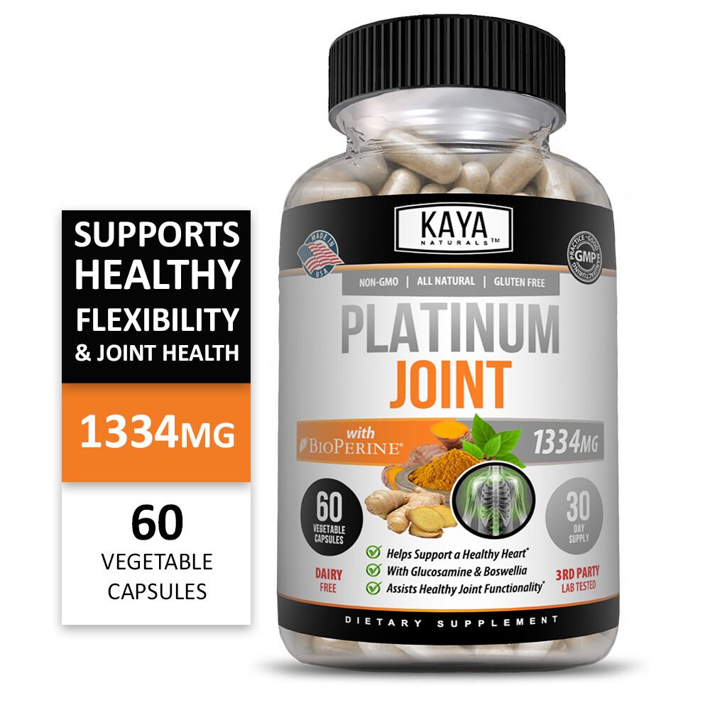 Platinum Joint, Pain Relief, Joint Support, Anti Inflammatory, Turmeric, MSM