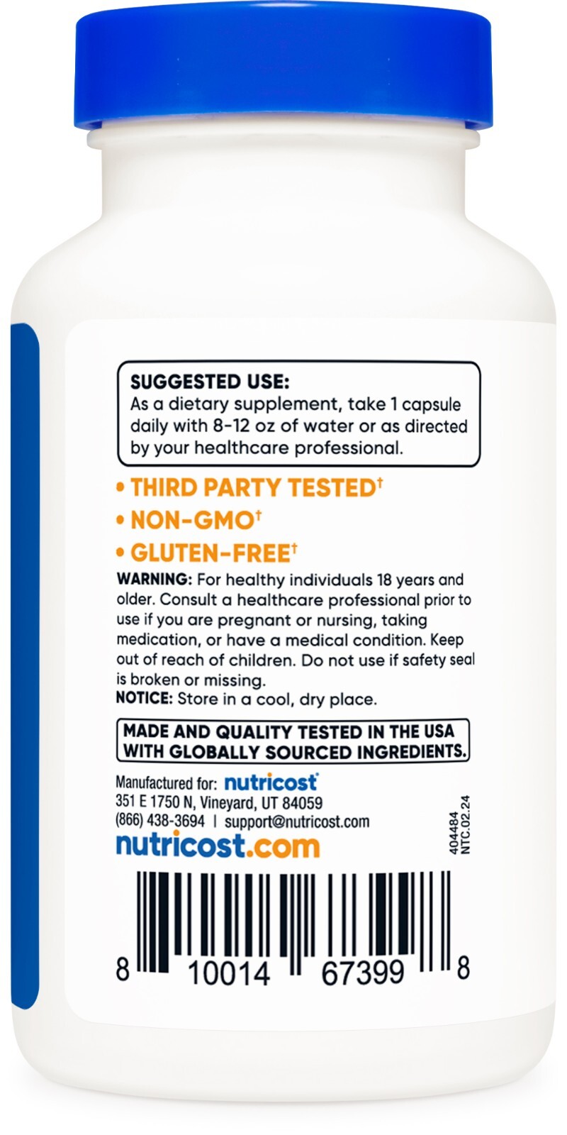 Nutricost Serrapeptase 120,000 SPU, 120 Capsules