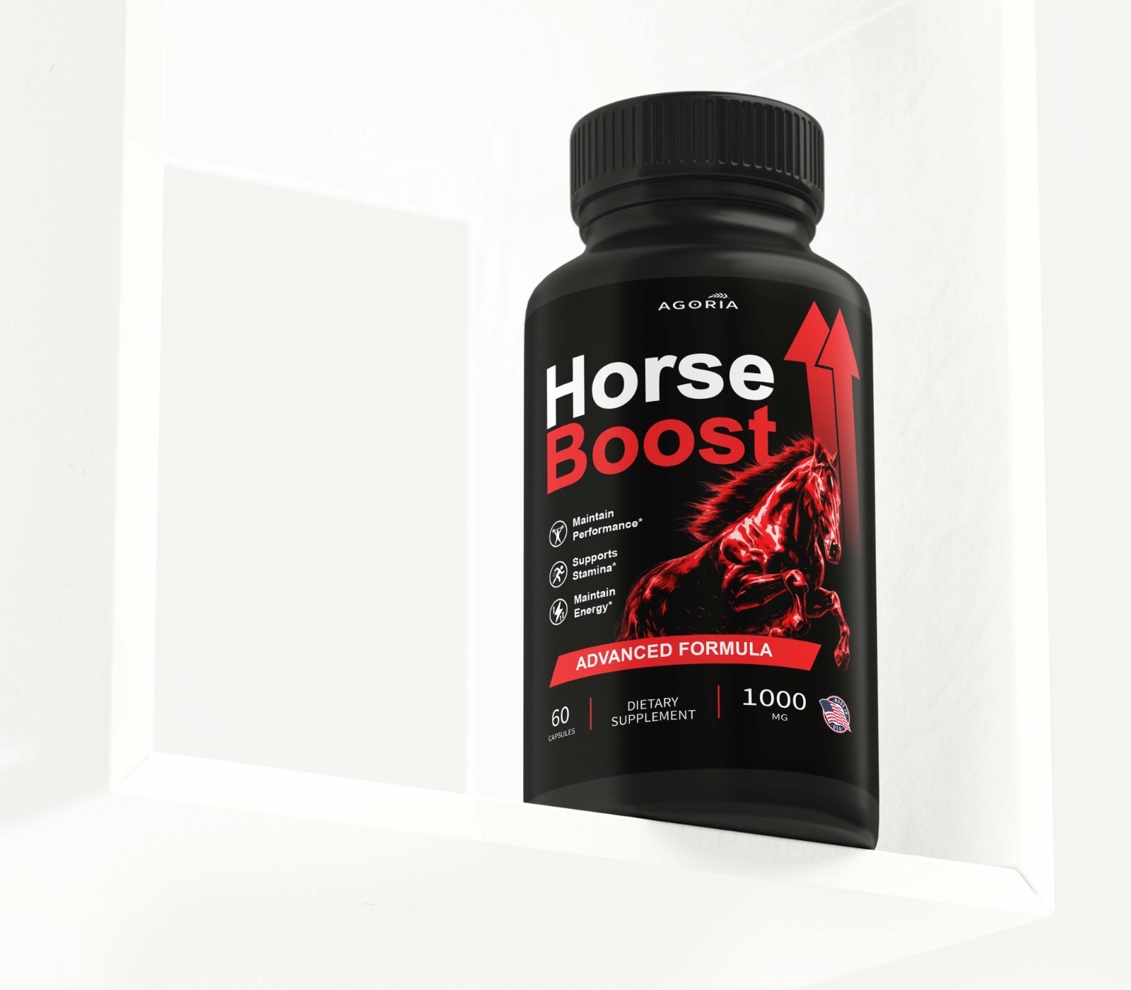 (1 Pack) Horse Boost Pills Male Health Support Formula HorseBoost 60 Capsules