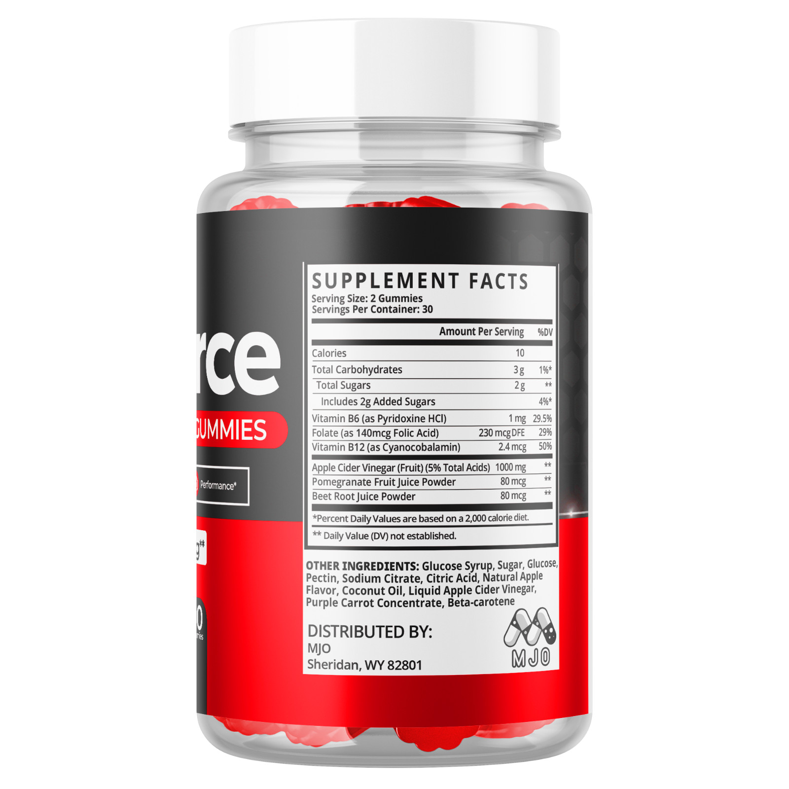 (1 Pack) Max Force Male Gummys Advanced Male Health Support MaxForce 60 Gummies