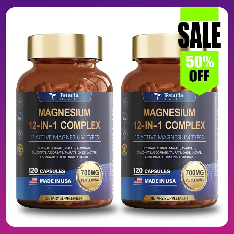 brand new! Totaria12 in 1Magnesium Complex 700mg Supplement with Glycine Citrate