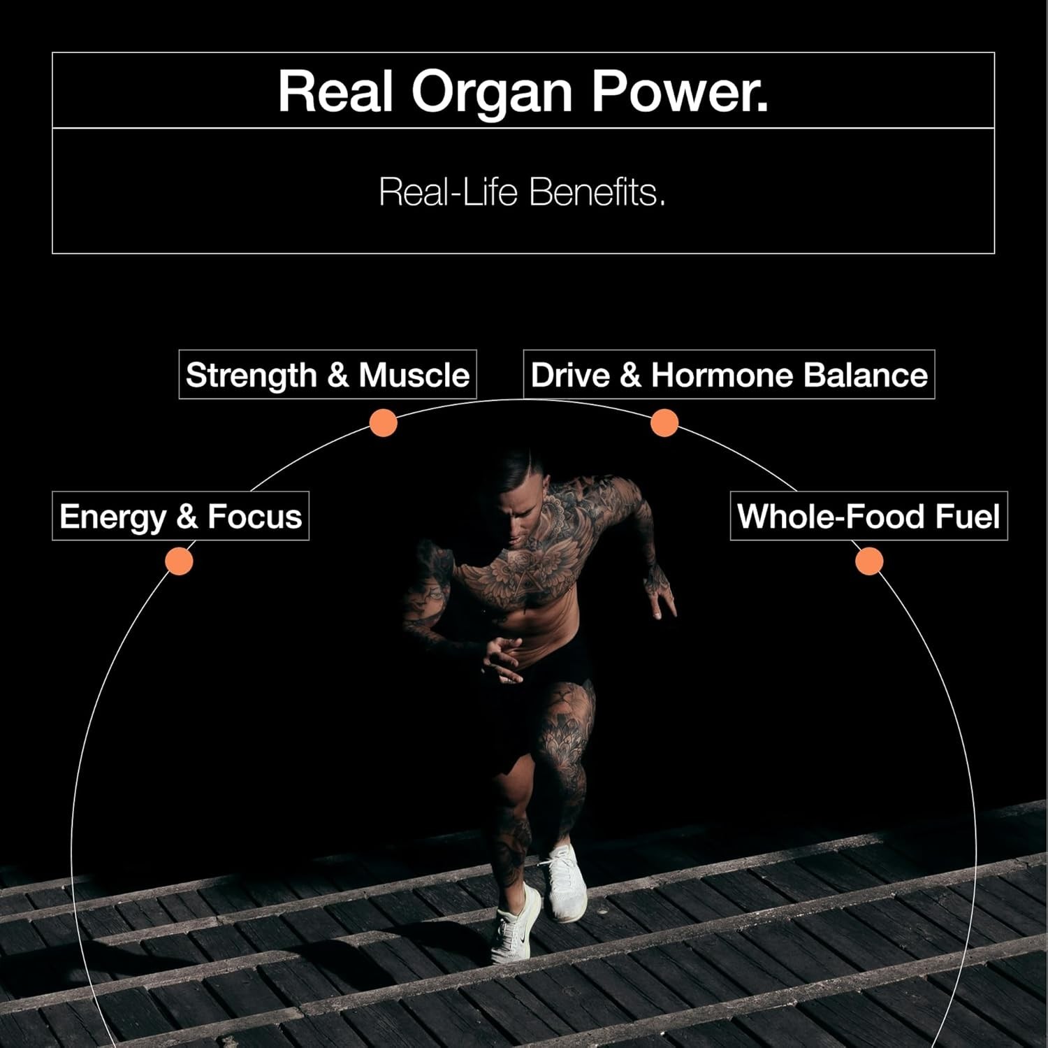 2x Lonvera Vital Bull Beef Organ Supplement for Men – Grass Fed Organs