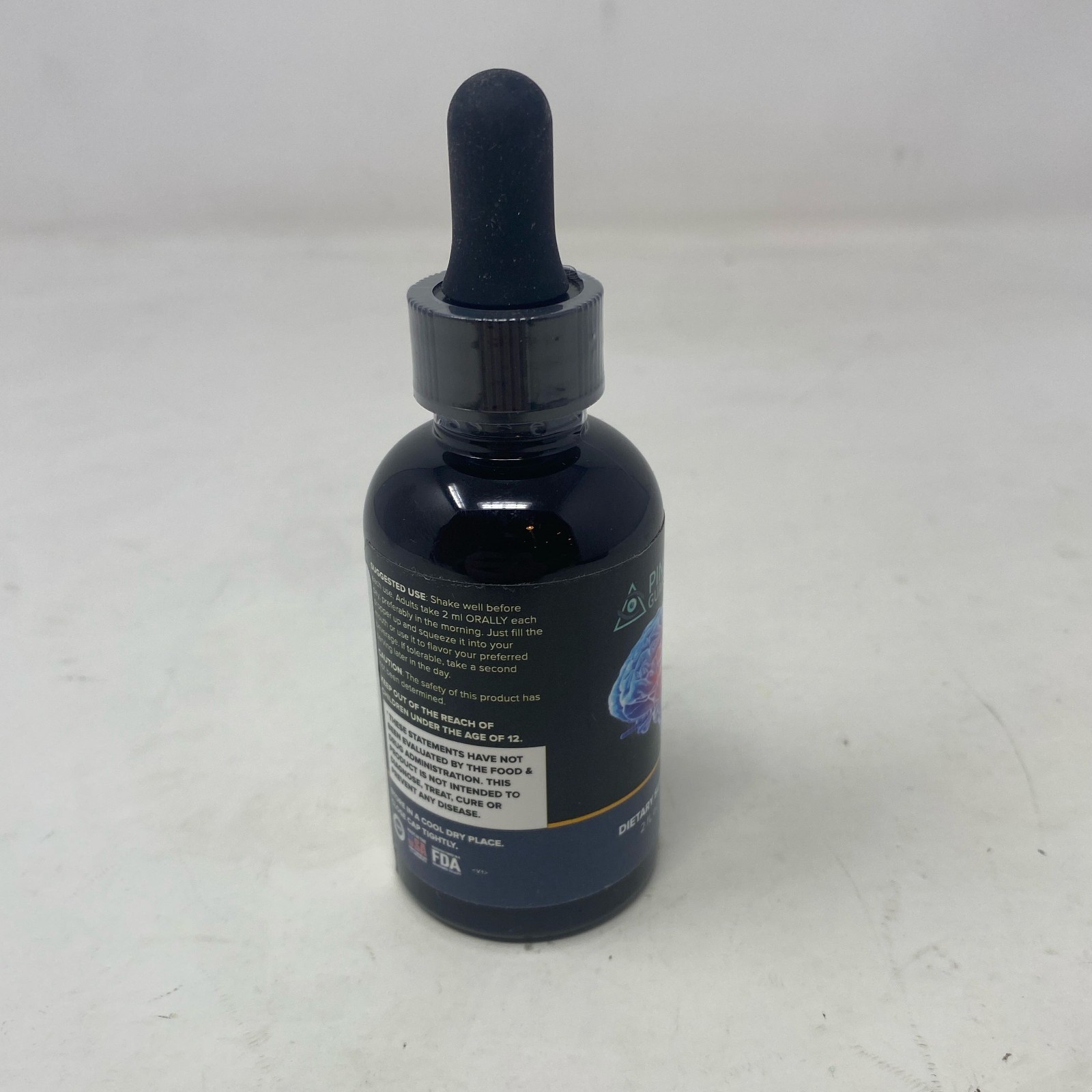 Pineal Guardian X Brain Support Drops, Black, 2 fl oz (60 mL)