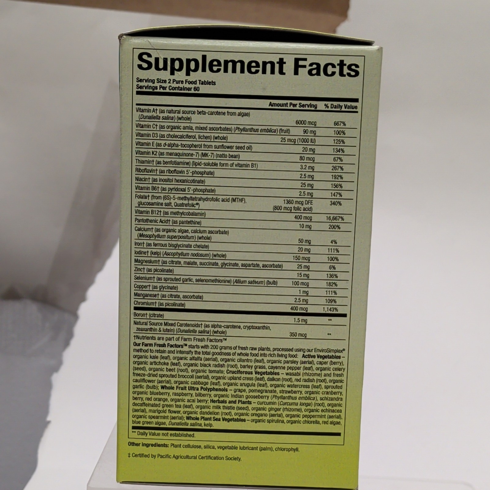 Whole Earth & Sea Women’s Multivitamin 120 Tablets Non-GMO Vegan Exp 02/2028