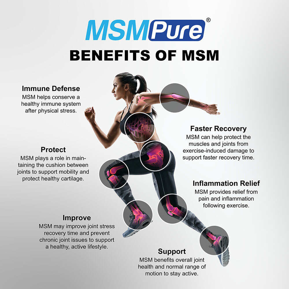 Kala Health MSMPure MSM Tablets, 1,000mg per tablet