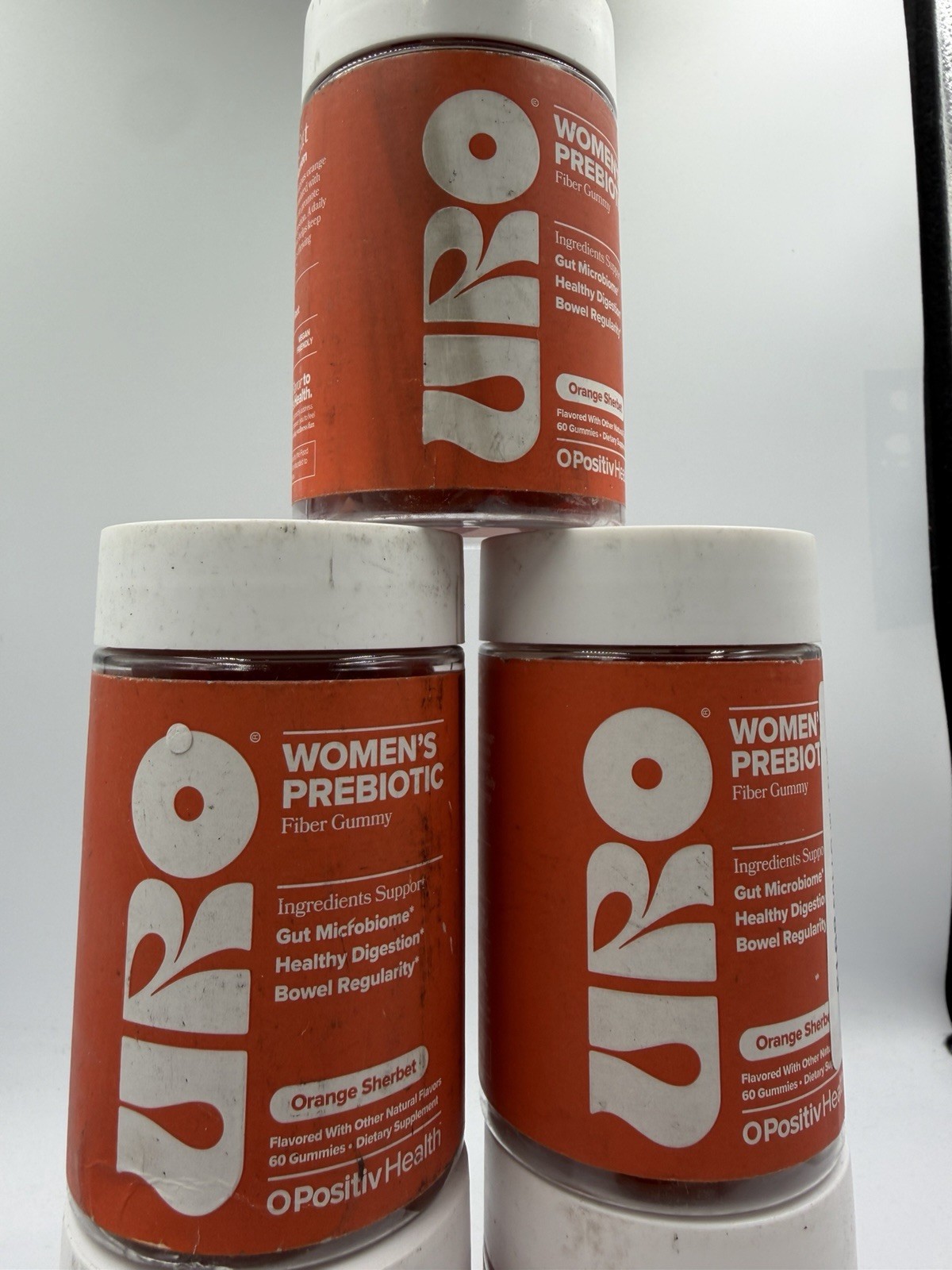 O Positiv URO Fiber Gummies for Adult Women, Pack of 5 (Exp 09/27)