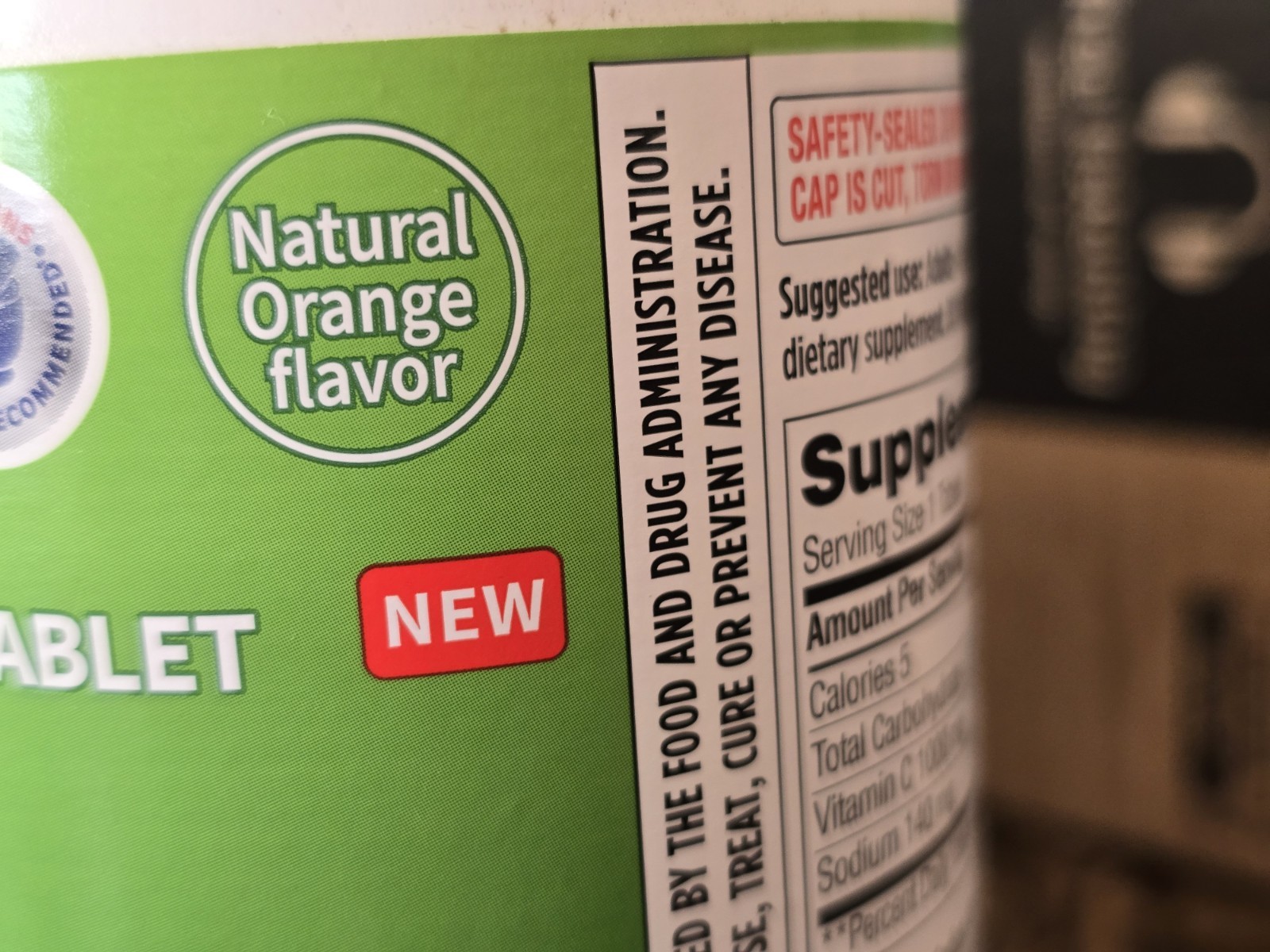 Chewable Vitamin C 500 mg Walgreens Orange Flavored Tablets 900 Count (3 x 300)