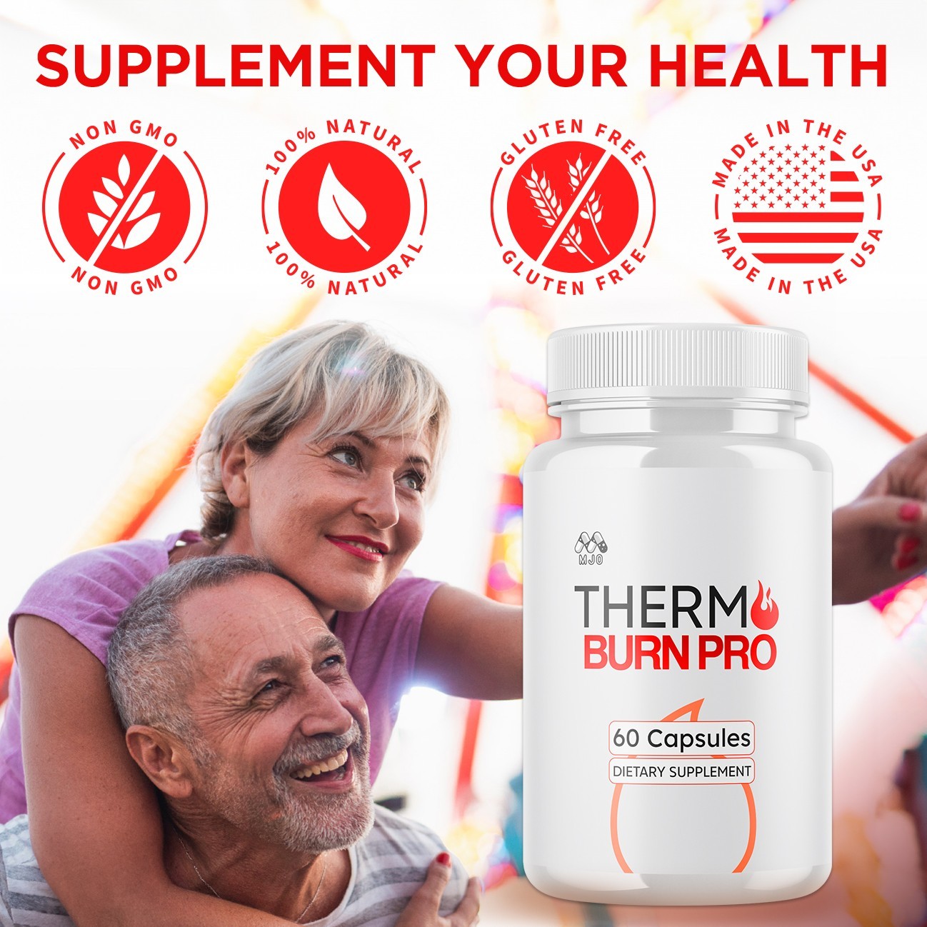 (5 Pack) Thermo Burn Pro Advanced Energy & Fitness Formula ThermoBurnPro 300Caps