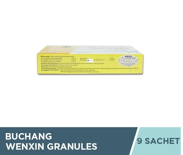 Wenxin Keli (Granule) with no Sucrose – by Buchang – 1 box 9 sachet x5gr