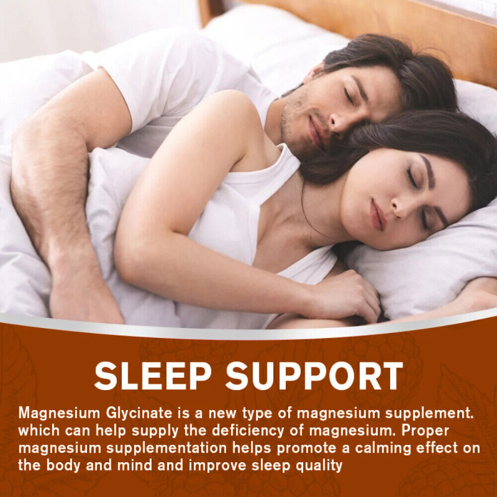 Magnesium Glycinate 120 Veg Capsules 1330mg Highest Potency, Buffered & Chelated