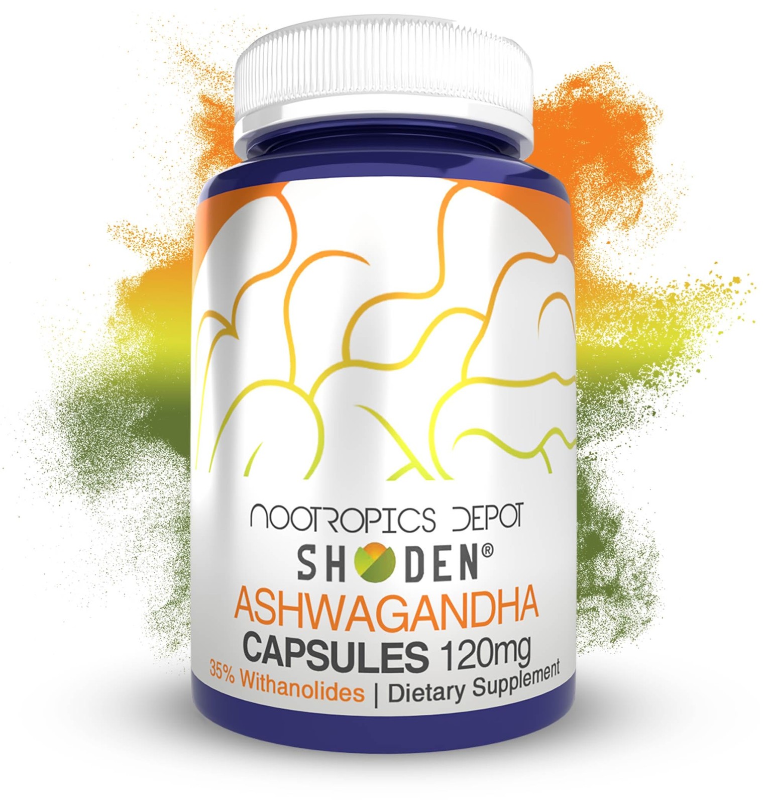 Nootropics Depot Shoden Ashwagandha Extract Capsules | 30 Count (Pack of 1)