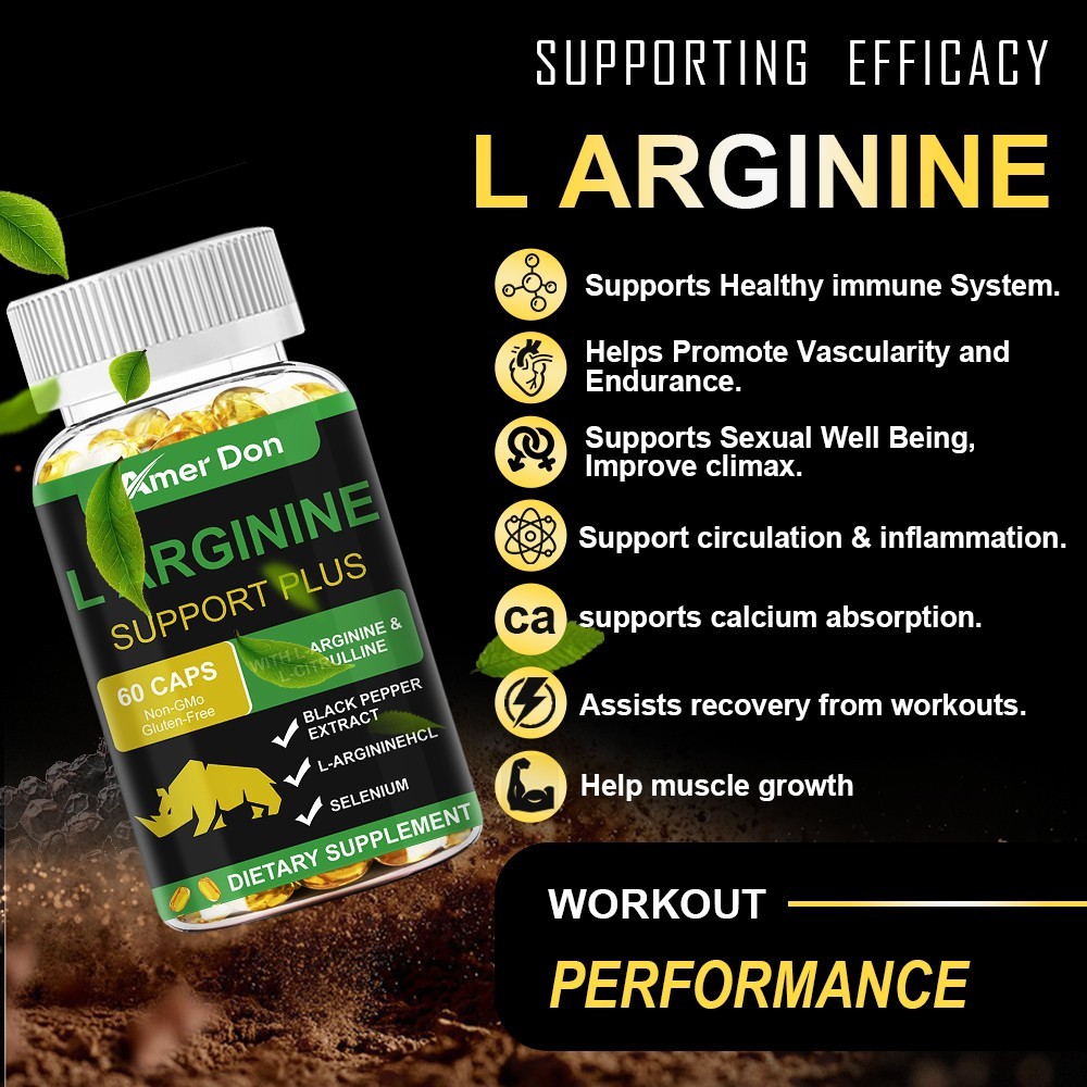 Nitric Oxide Booster L-Arginine, L-Citrulline 3000mg 120 Caps HIGHEST POTENCY