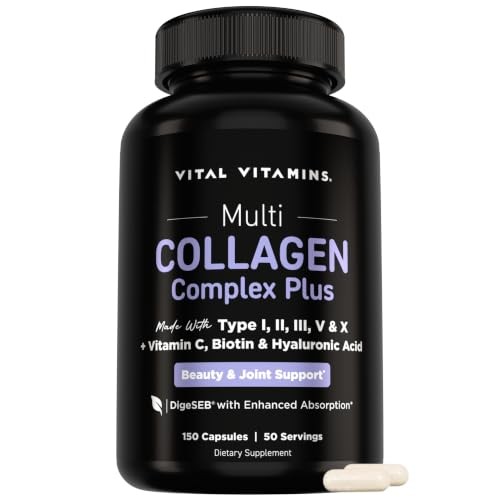 Vital Vitamins Multi Collagen Complex Plus Biotin, Hyaluronic Acid & VIT. C |