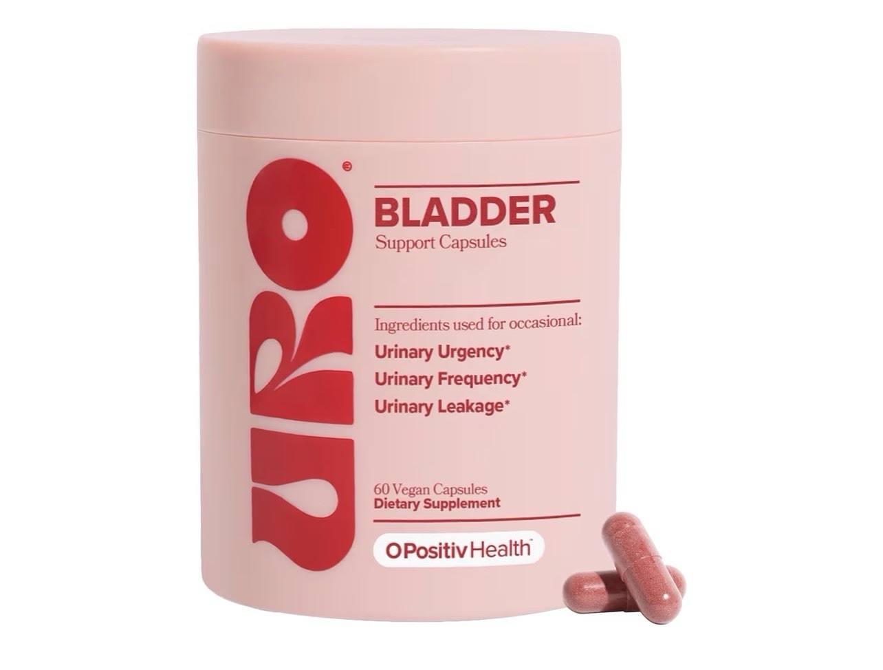 O Positiv URO Bladder Control Supplement for Urinary Urgency, Frequency, Leak…