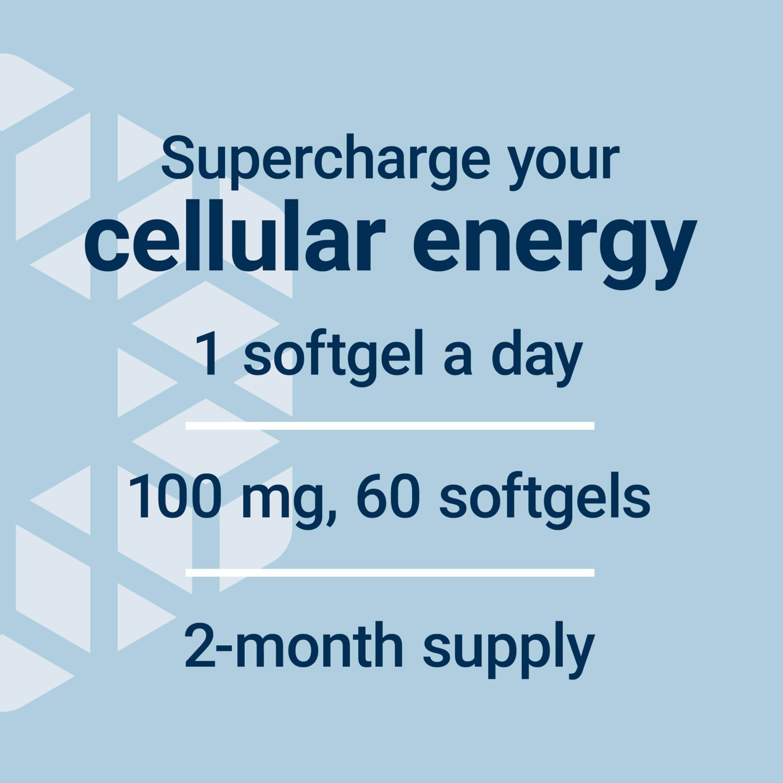 CoQ10 Ubiquinol 100mg – Enhanced Mitochondrial Support, Heart Health, Energy Boo