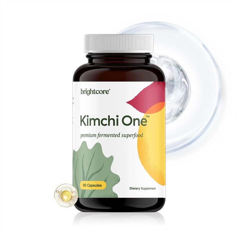 Brightcore Nutrition Kimchi One Kimchi Powder 90 Capsules Probiotics Enzymes US