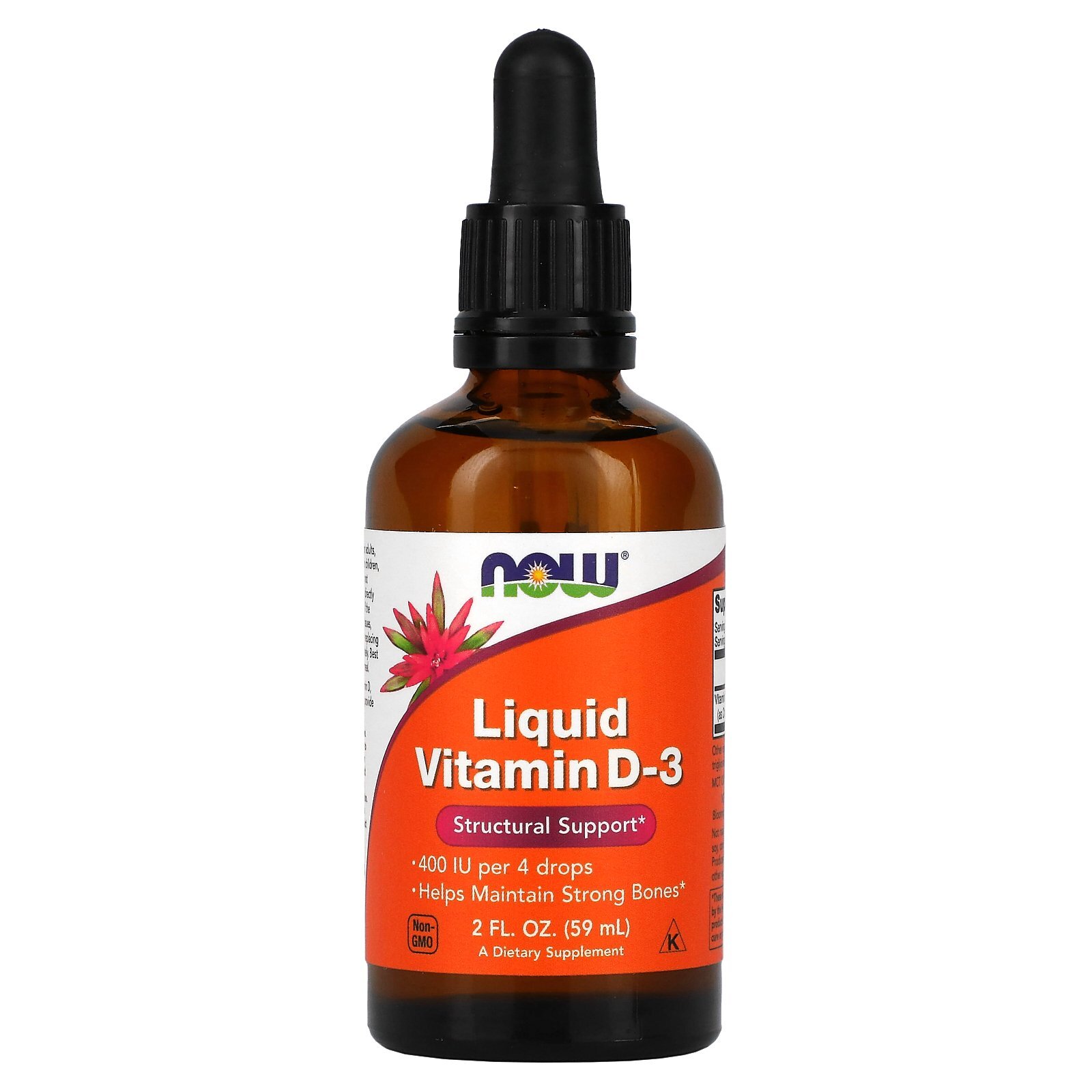 Liquid Vitamin D-3, 400 IU, 2 fl oz (59 ml)