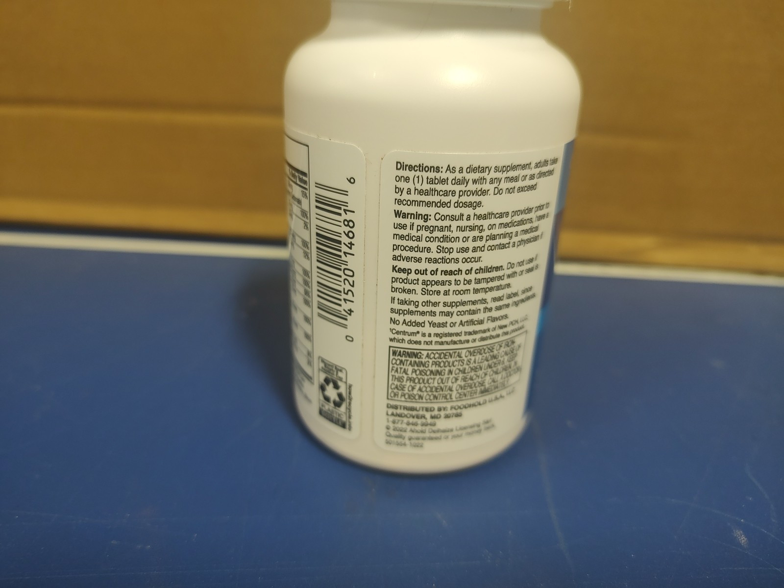 Care One Sentry Adults multivitamin/multimineral 130 Tablets Exp 8/2027