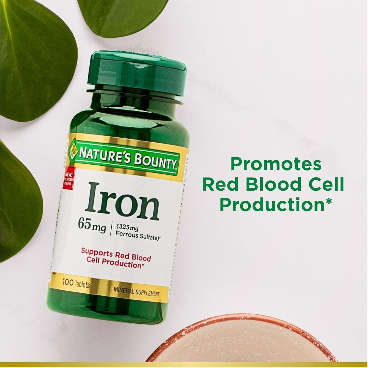Nature’s Bounty Iron 65 mg 100 Tablets